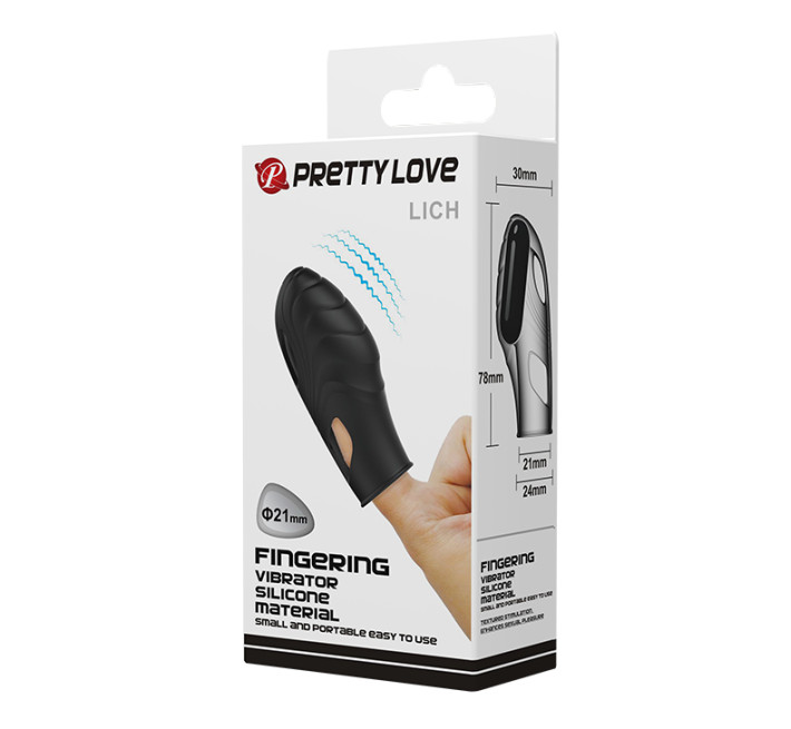 Насадка на палец Pretty Love Lich Finger Vibrator Black