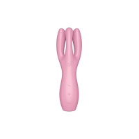 Кліторальний вібратор Satisfyer Threesome 3 Pink з трьома пальчиками