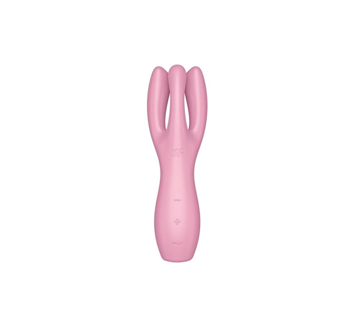 Кліторальний вібратор Satisfyer Threesome 3 Pink з трьома пальчиками