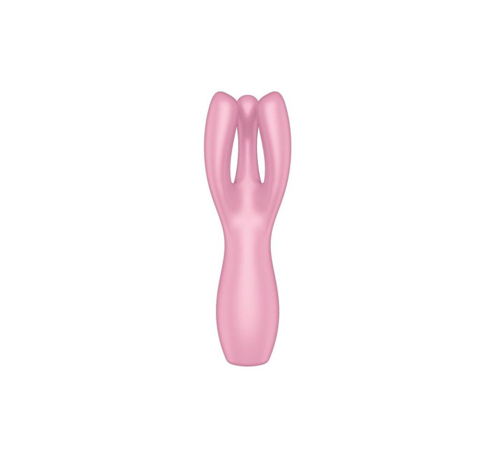 Кліторальний вібратор Satisfyer Threesome 3 Pink з трьома пальчиками