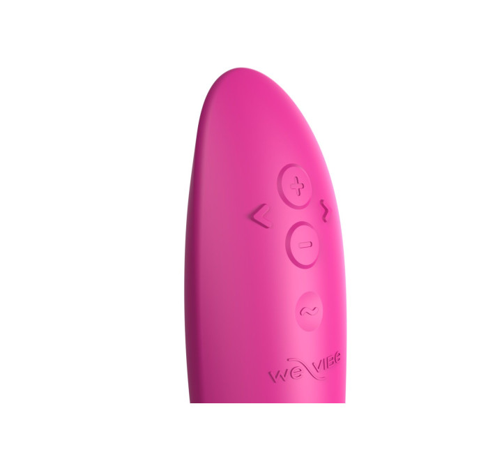 Смарт-вибратор We-Vibe Rave 2 Twisted Pleasure Pink, для точки G и входа во влагалище, 2 мотора