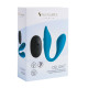 Подвійний вібратор S Pleasures Premium Delight, бірюзовий, для клітора та точки G, 10 режимів