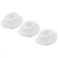 Змінні насадки Womanizer Premium, Classic, Liberty, Starlet - M, Білі, 3 шт