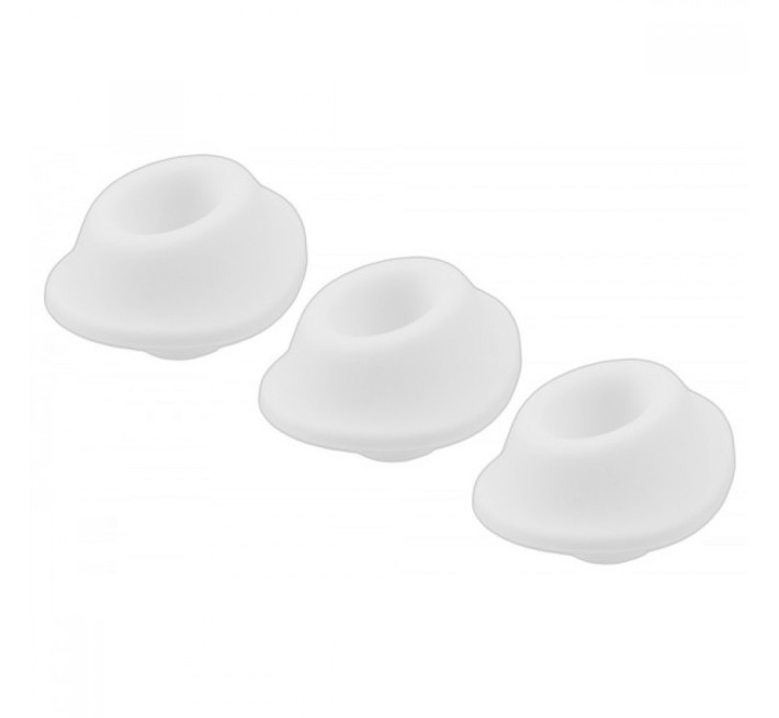 Змінні насадки Womanizer Premium, Classic, Liberty, Starlet - M, Білі, 3 шт