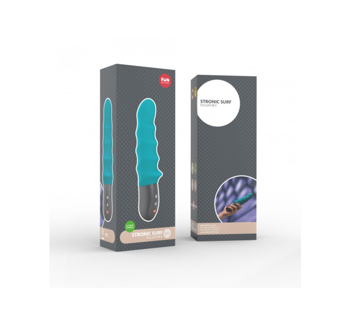 Вібратор-пульсатор Fun Factory Stronic Surf Бірюзовий