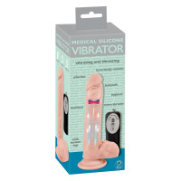 Реалістичний вібратор You2Toys Medical Silicone Thrusting Vibrator