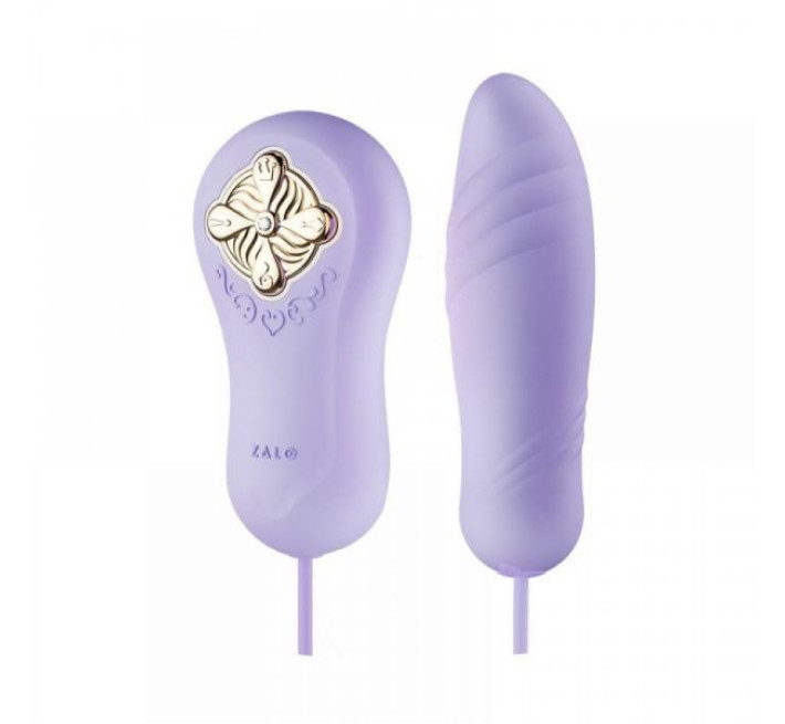 Виброяйцо-пульсатор с функцией нагрева Zalo Temptation Фиолетовый