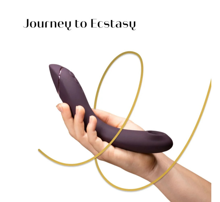 Вібратор для точки G c вакуумною стимуляцією Womanizer OG Aubergine