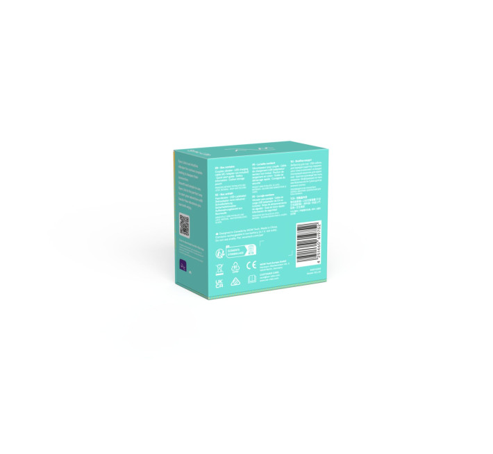 Смарт-вибратор для пар We-Vibe Sync Lite Aqua, 10 виброрежимов, можно совмещать с проникающим сексом