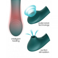 Ультрасучасний вібромасажер 3 в 1 Zalo Queen Зелений