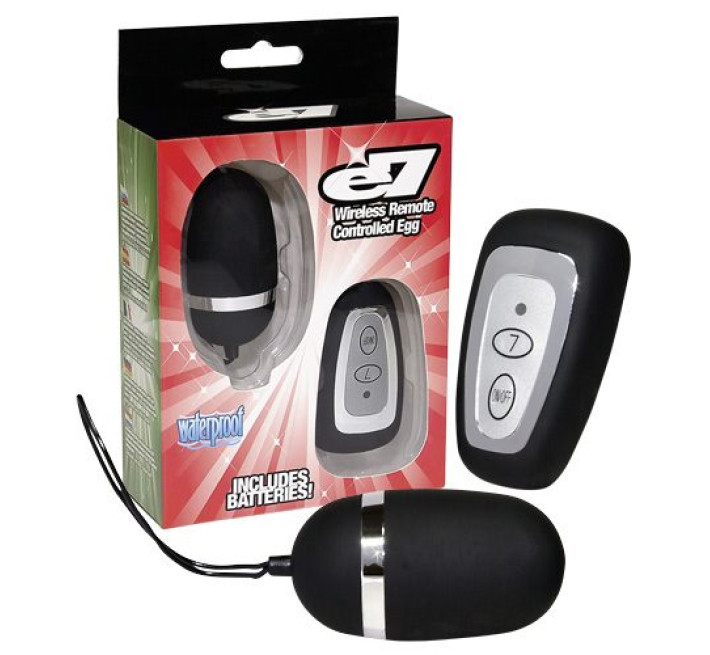 Віброяйце You2Toys Velvet RC Чорне