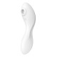 Вакуумний смарт-стимулятор із вібрацією Satisfyer Curvy Trinity 5 (White), керування зі смартфона