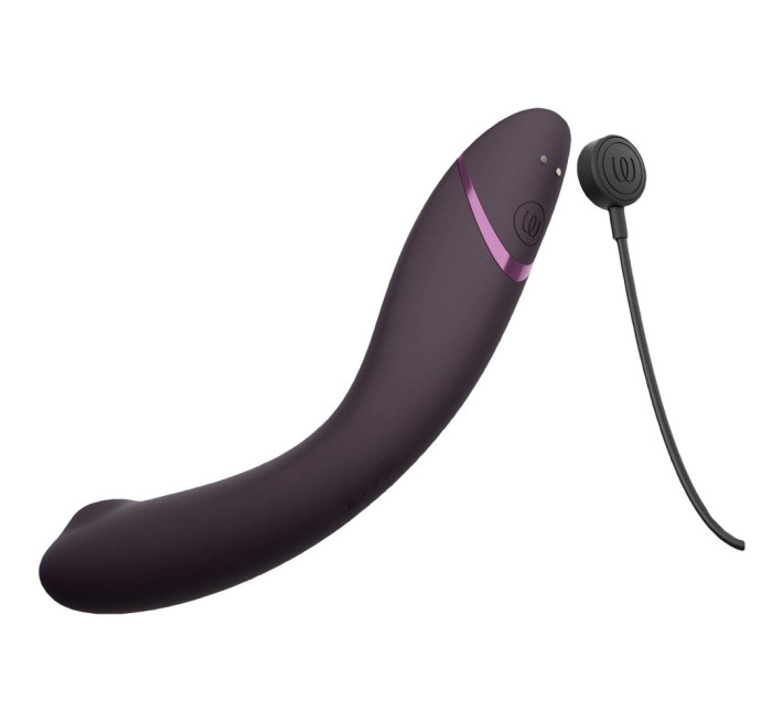 Вібратор для точки G c вакуумною стимуляцією Womanizer OG Aubergine