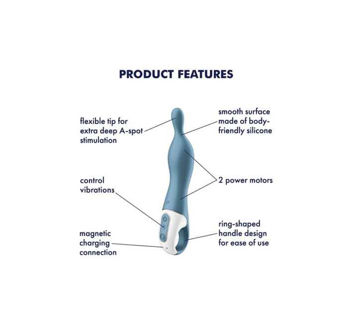 Вібратор для точки А Satisfyer A-Mazing 1 Blue