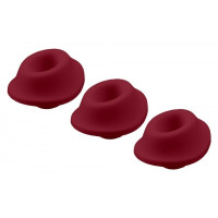 Змінні насадки Womanizer Premium, Classic, Liberty, Starlet - S, Бордові, 3 шт