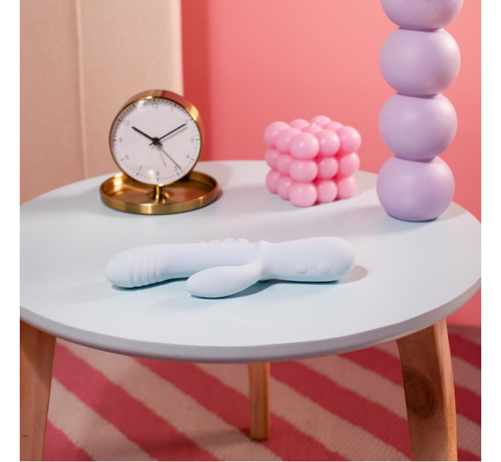 Вібратор-кролик Good Vibes Only - SAGE Triple Stimulation Vibe Soft Silicone - Blue