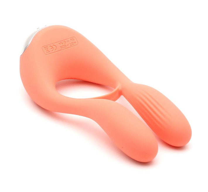 Вибратор для пар KisToy Martin Оранжевый