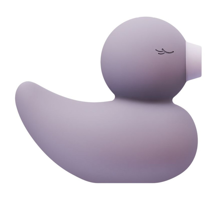 Вакуумный вибратор-уточка CuteVibe Ducky Grey