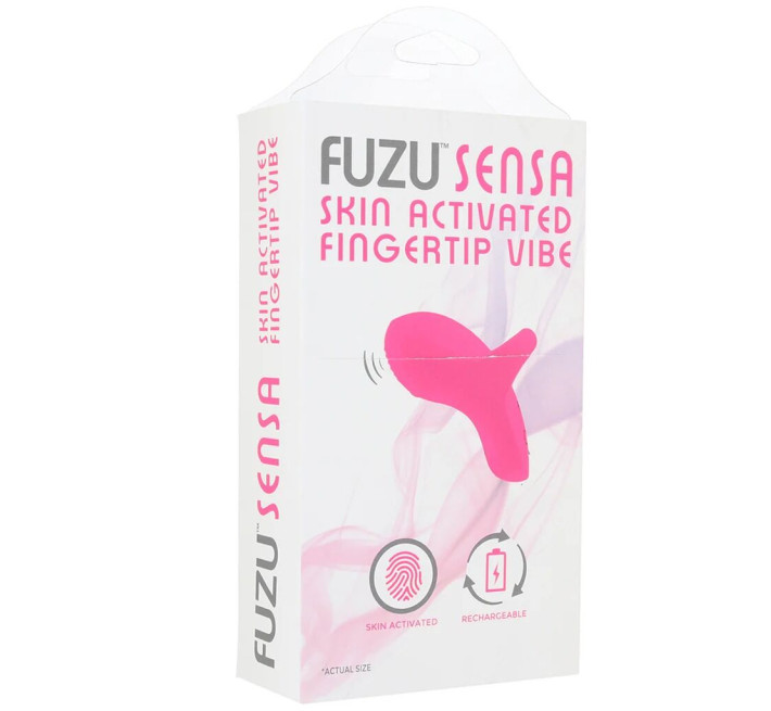 Вібратор на палець FUZU Sensa Skin Activated Fingertip Vibe – Pink, сенсорне керування, 8 режимів