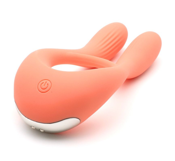 Вибратор для пар KisToy Martin Оранжевый