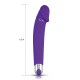 Вібратор LoveToy Rechargeable IJOY Silicone Dildo Фіолетовий