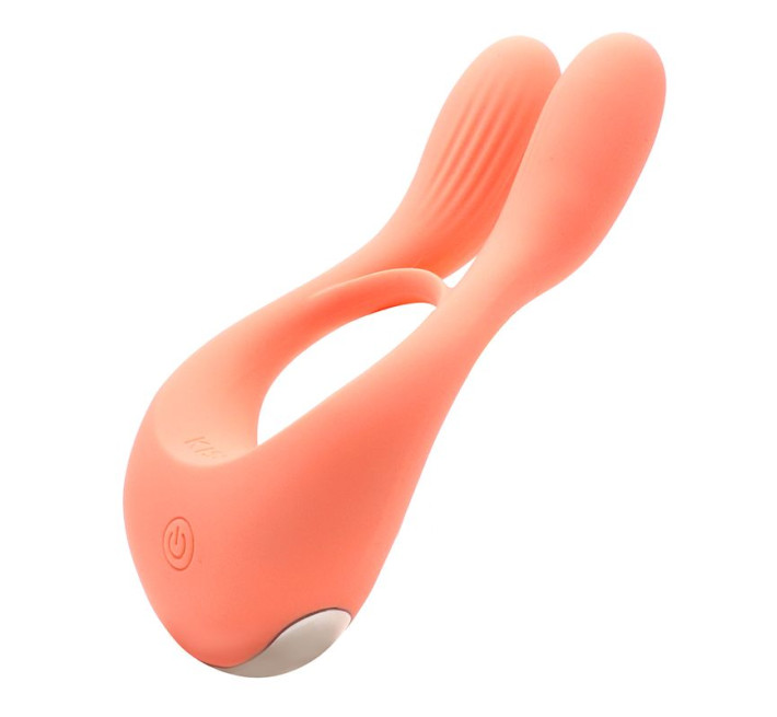 Вибратор для пар KisToy Martin Оранжевый