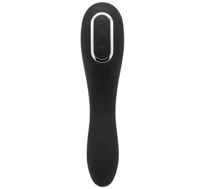 Вібратор і вакуумний стимулятор Alive Midnight Quiver Black - іграшка 2 в 1