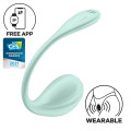 Смарт-виброейте Satisfyer Smooth Petal Connect App Mint