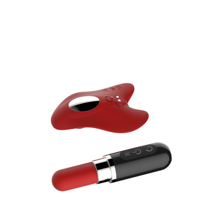 Вибратор в трусики с беспроводным пультом дистанционного управления Dreamtoys Revolution Aphrodite Красный