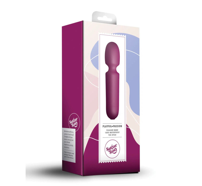 Вибромассажер SugarBoo Playful Passion, небольшой размер, работа от батареек (в комплекте)