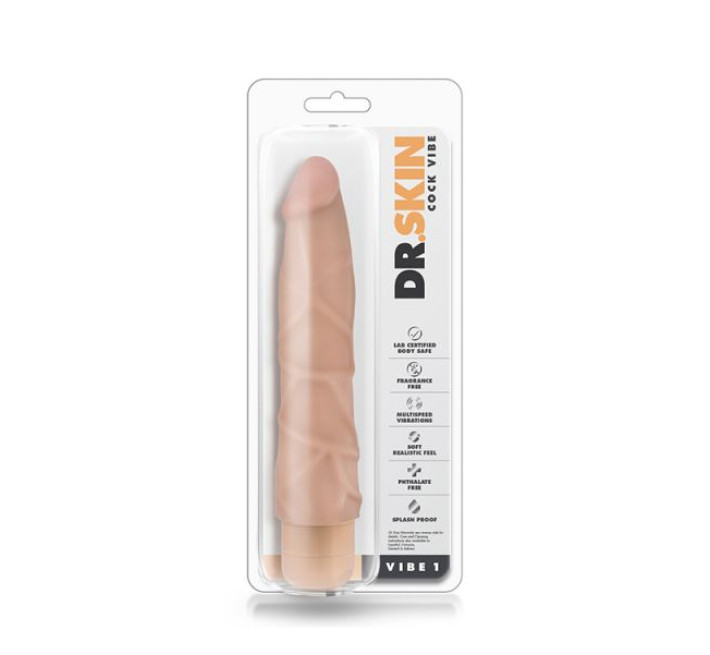 Вібратор Blush Mr. Skin Cock Vibe 1 Тілесний