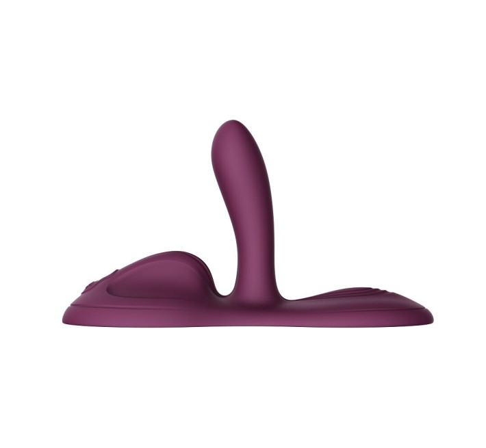 Sit-on-top смарт-вібратор Zalo – Flora Smart Vibrating Pad Velvet Purple, 9 моторів