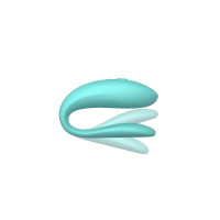 Смарт-вібратор для пар We-Vibe Sync Lite Aqua, 10 віброрежимів, можна поєднувати з проникним сексом Смарт-вібратор для пар We-Vibe Sync Lite Aqua, 10 віброрежимів, можна поєднувати з проникним сексом