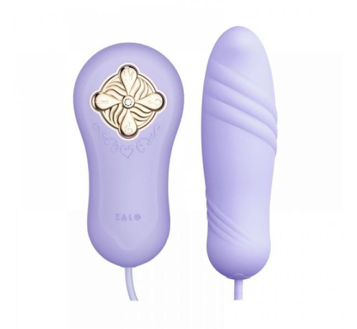 Виброяйцо-пульсатор с функцией нагрева Zalo Temptation Фиолетовый