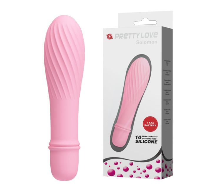 Класичний вібратор Pretty Love Solomon Рожевий