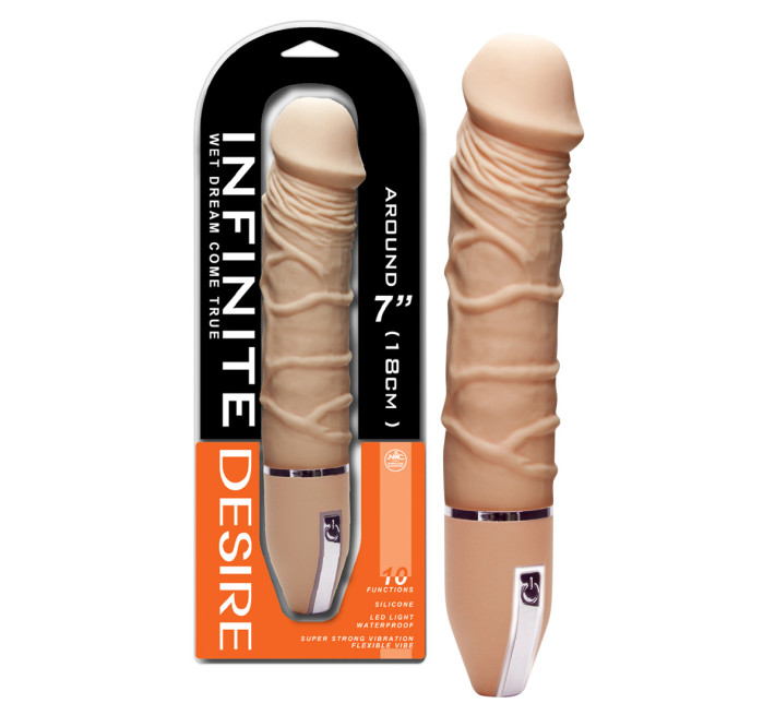 Реалістичний Вібратор NMC Infinite Desire Skin-coloured Vibrator Тілесний