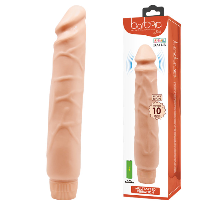 Вібратор LyBaile Barbara Jack Flesh, 25,5 см