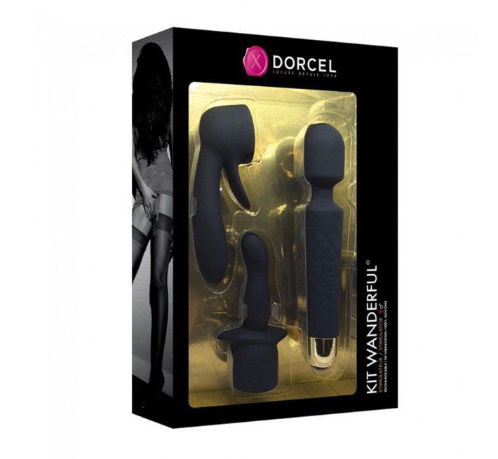 Вібромасажер Marc Dorcel Kit Wanderful з насадками