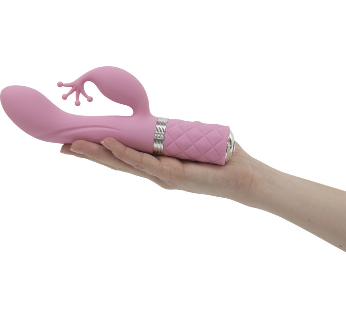 Роскошный вибратор-кролик Pillow Talk Kinky Розовый