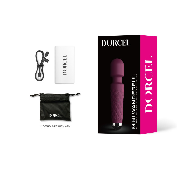 Мінівібромасажер Dorcel Wand Mini Wanderful Plum