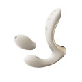 Вибратор-пульсатор с вакуумной насадкой Zalo – Talis G-Spot PulseWave Vibrator Ivory White