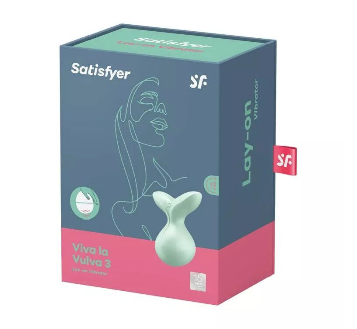 Мінівібромасажер Satisfyer Viva la Vulva 3 Mint