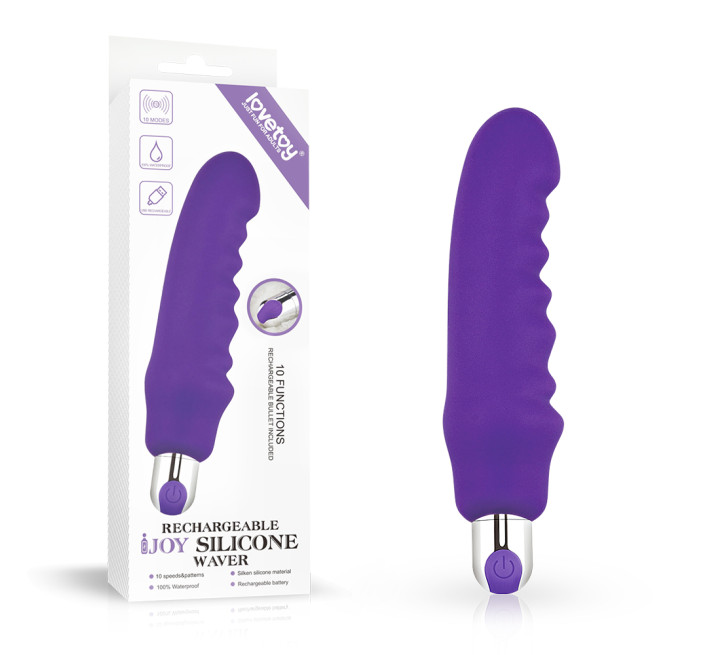 Вибратор LoveToy Rechargeable IJOY Silicone Waver Фиолетовый