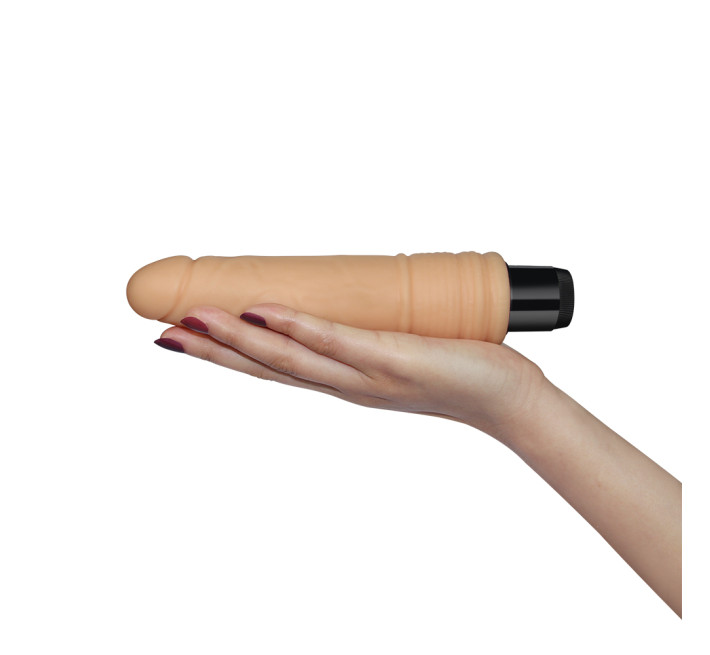 Реалистичный вибратор LoveToy Reel Feel Телесный 7.5