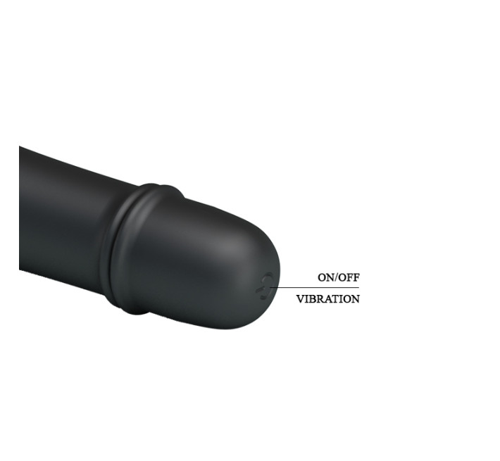 Класичний вібратор Pretty Love Solomon Чорний
