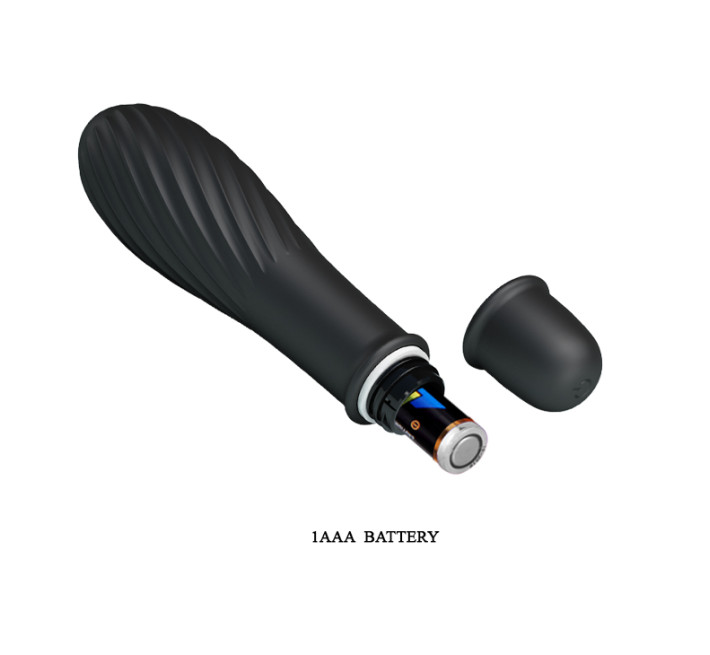 Класичний вібратор Pretty Love Solomon Чорний