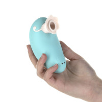 Розкішний вакуумний кліторальний стимулятор Pillow Talk Dreamy Бірюзовий із кристалом Swarovski