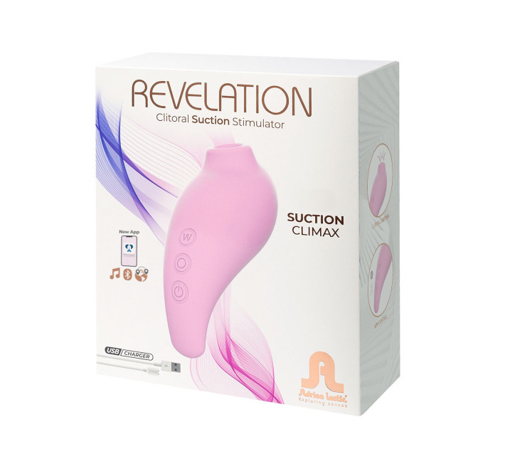 Вакуумный смарт-стимулятор Adrien Lastic Revelation Pink, режим Boost, управление через приложение