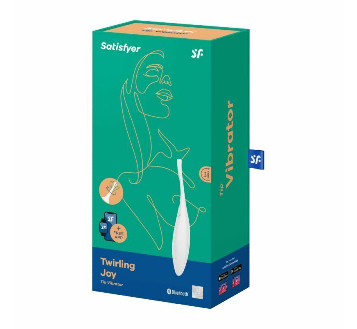 Смарт-вибратор для клитора Satisfyer Twirling Joy White