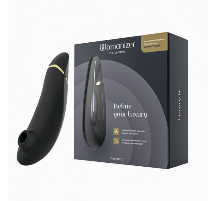 Вакуумний стимулятор клітора Womanizer Premium 2 Black